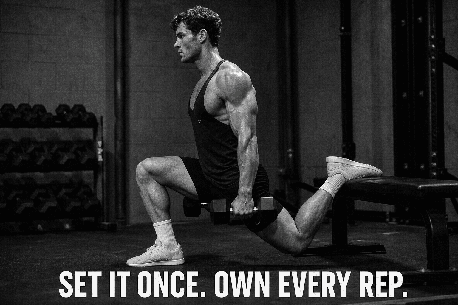 Your Bulgarian Split Squat Wobble Isn't Balance — It's 3 Setup Numbers You Haven't Locked In