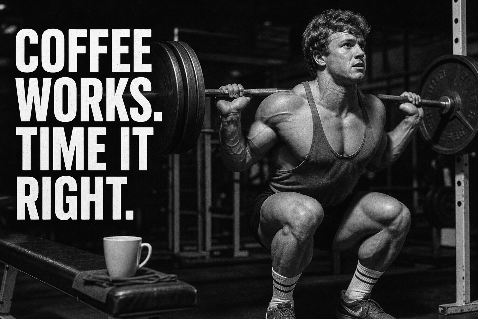 El café antes de entrenar sí ayuda — pero solo si lo tomas a la hora correcta, según un metaanálisis de 24 estudios