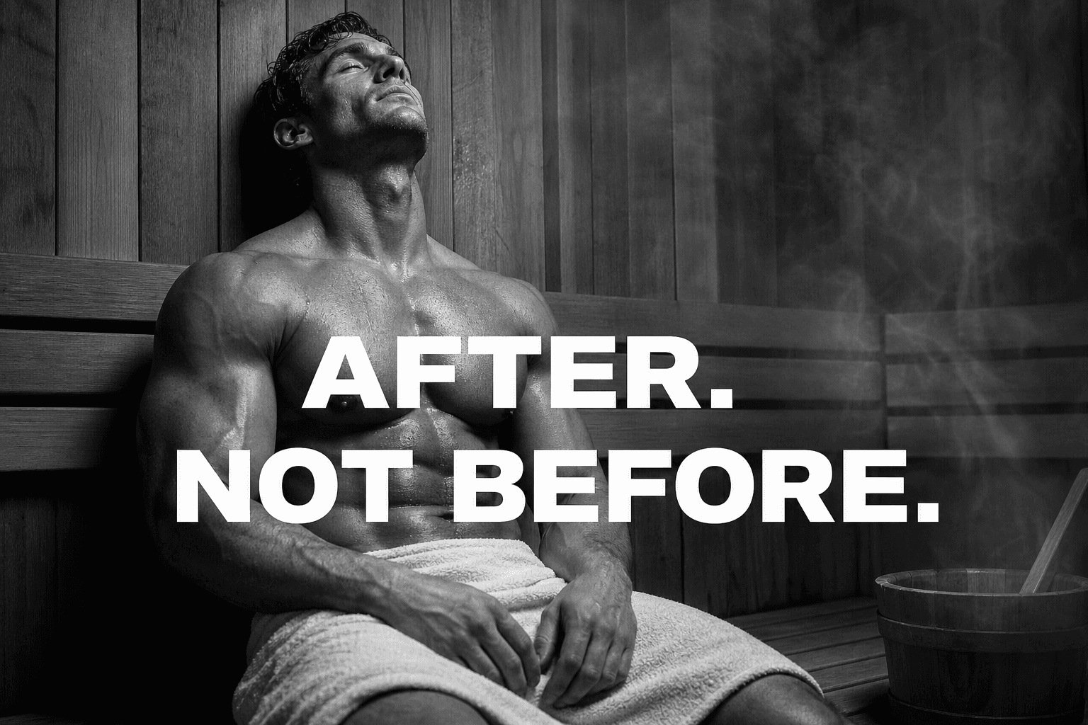 Sauna after your workout, not before — it cut systolic blood pressure 8.0 mmHg in a 2022 RCT